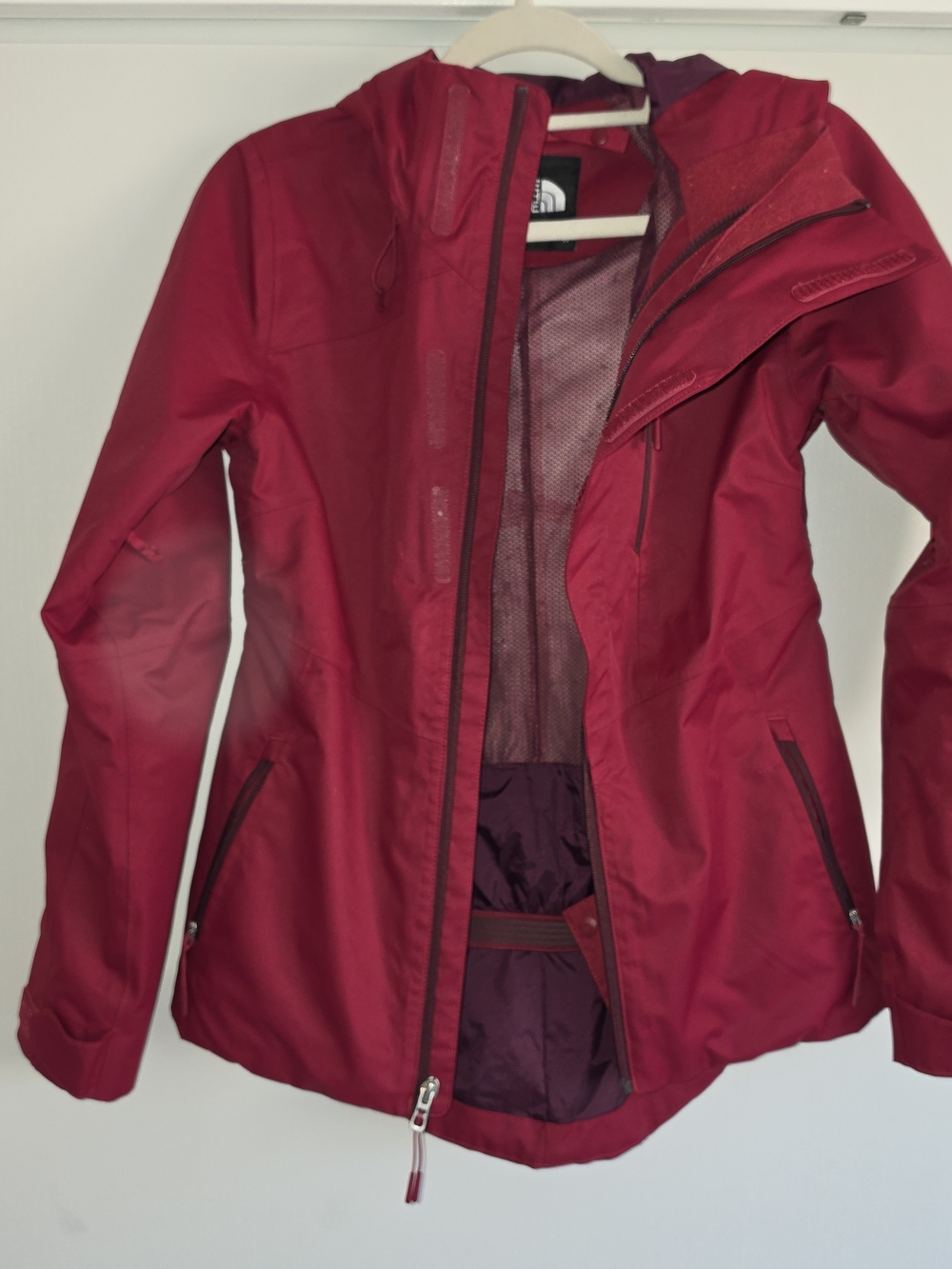 The North Face Women's Red Waterproof Jacket